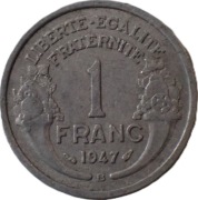 Francja 1 frank z 1947 roku - OBEJRZYJ MOJĄ OFERTĘ