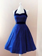 Sukienka pin up retro styl lata 80 strój tematyczny party PRL przebranie 38