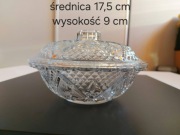 Szkło kryształy PRL - misa bombonierka cukiernica