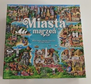 Gra planszowa Miasta Marzeń z kaflem promo Warszawa/Kraków