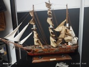 Drewniany model statku 