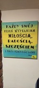 Obraz z afirmacją pozytywne myślenie Ręcznie 