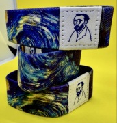 Bransoletka Van Gogh unisex sportowa opaska na nadgarstek wzory