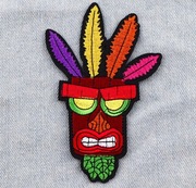 Naprasowanka z gry Crash Bandicoot duża na kurtkę plecak