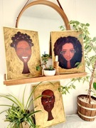 Zestaw ręcznie malowanych obrazów 