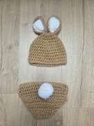 SZYDEŁKOWY STRÓJ KRÓLICZEK sesja foto 3-6 miesięcy