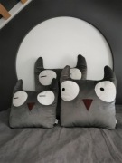Poduszki sowy, do pokoju dziecięcego, zestaw 3 szt., jak nowe!