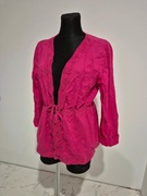 Narzuta bluzka wiązana różowa Tom Tailor