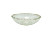 ADT Patera mid-century modern, szkło transparentne, Polska, lata 70.