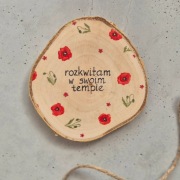Podkładka pod kubek "Rozkwitam w swoim tempie"
