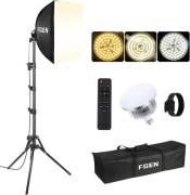 FGen Softbox 40x40 cm 85W LED 2700-6400K statyw 150 cm