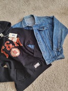 Kurtka jeansowa oversize unisex denim luźna bomberka wiosna lato jesień