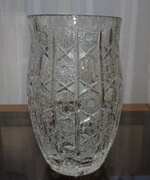 Duży Wazon Kryształowy Szlif Młynek