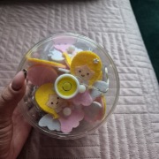 Łańcuch led aniołki filc 165cm Smukee