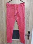 Damskie spodnie rurki – różowe, rozmiar M