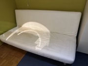 Sofa rozkładana Ikea biała 