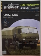 Model kartonowy Kamaz 4350