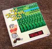 T&E Virtual Golf gra Nintendo Virtual Boy retro sport 3D komplet unikat