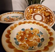 3 sztuki miski Fajans 