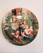 Kolekcjonerski, stary talerz scenki rodzajowe Bradex Przedwiośnie Nr 1