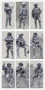 9 x figurki ruskich   1/35