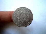 MEKLEMBURGIA-SZWERIN: 2 MARKI 1876 R- RZADKA MONETA