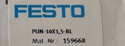 Wąż przewód poliuretanowy FESTO PUN-10x1,5-BL 10mm