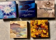 Pełna seria monet srebrnych Kolekcjonerskich Skarby Australii 5 sztuk .