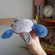 KAMEO Żółwik Mariusz ok. 22x22cm - dziergany