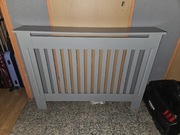 Osłona na grzejnik drewno siwy