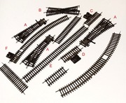 rozjazdy, tory do kolejki TT 