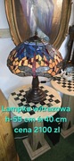 Lampa witrazowa stylowa