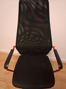 Krzesło Ikea HUVUDSPELARE, czarny