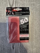 ULTRA PRO: DECK PROTECTOR SLEEVES  RED 50 SZTUK 66 X 91MM