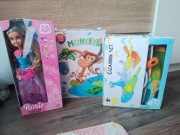 Nowa lalka , gra Małki oraz zestaw do sprzątania 