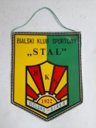 Proporczyk 60 lat BKS Stal Bielsko-Biała duży (PRL)