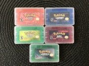 Karta konsoli z grami wideo GBA seria Pokemon Emerald FireRed LeafGreen Rub