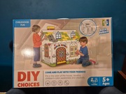 Składany Domek dla Dzieci do malowania kolorowania