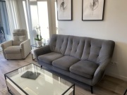 Sofa 3-osobowa Scandi - Agata Meble, Welur, stan bardzo dobry