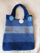 Torebka worek na szydełku