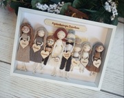 Ramka rodzinna#makrama#babciaidziadek