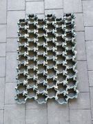 Kratka plastikowa parkingową 40 x 60 cm zielona