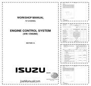 ISUZU 4HK1 Engine Control System Instrukcja serwisowa, naprawcza, schematy