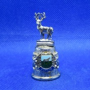 Naparstek Kolekcjonerski Cynowo - Ołowiany Pewter  - Exmoor Zoo