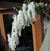 Sztuczne kwiaty glicynia wisteria na ślub