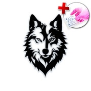 NAKLEJKA NA SAMOCHÓD AUTO LAPTOP - WOLF WILK 1