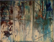 Obraz ręcznie malowany na płótnie abstrakcja 