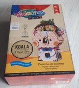 Drewniana doniczka Koala puzzle 3D DIY Colorino