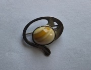 Warmet/Srebro/ Broszka/Agat