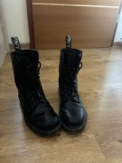 martensy wysokie dr. martens białe special collection